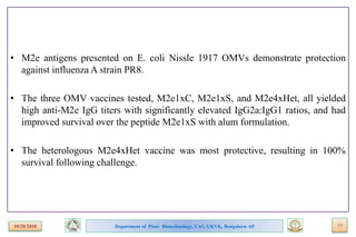 Bioengineering bacterial outer membrane vesicles as vaccine platform | PPTX