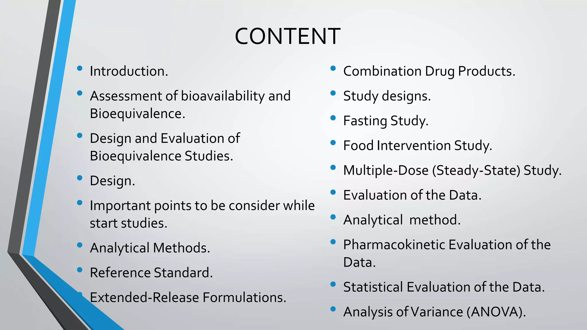 Bioequivalence study | PPTX