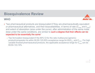 Bioequivalence studies PK, GCP GLP and inspections | PDF