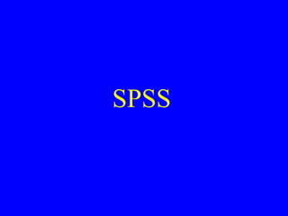 SPSS 