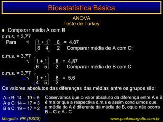 Bioestatística BásicaMRE- Comparação do lucinactante (Surfaxin ®) x Colfosceril (Exosurf ® ) Comparação do lucinactante (Surfaxin ®) x Beractante (Survanta ® )Margotto, PR (ESCS)www.paulomargotto.com.br