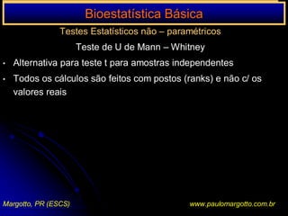 Evidências das pesquisas clínicas, evidentemente com embasamento na experiênca clínicaMargotto, PR (ESCS)www.paulomargotto.com.br