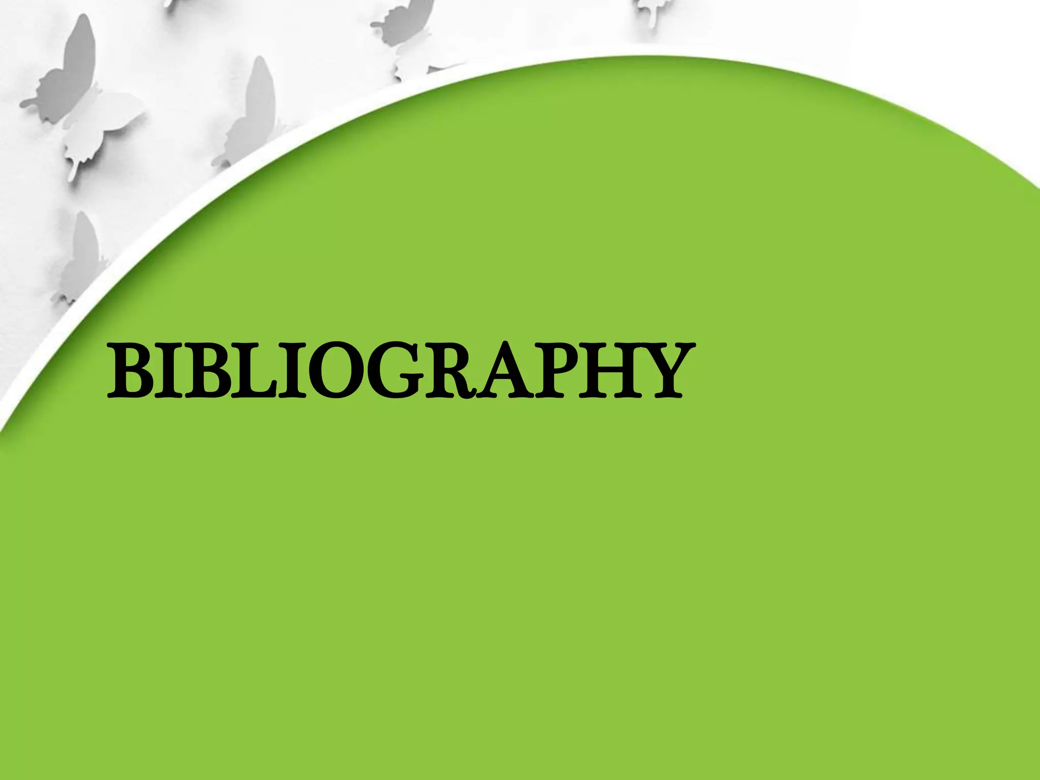 BIBLIOGRAPHY
 