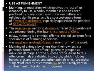 Define Mutilation Mutilation - Bioethics | PPTX