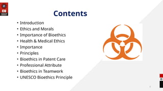 Bioethics and its principle application and difference between ...