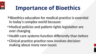 Bioethics and its principle application and difference between ...