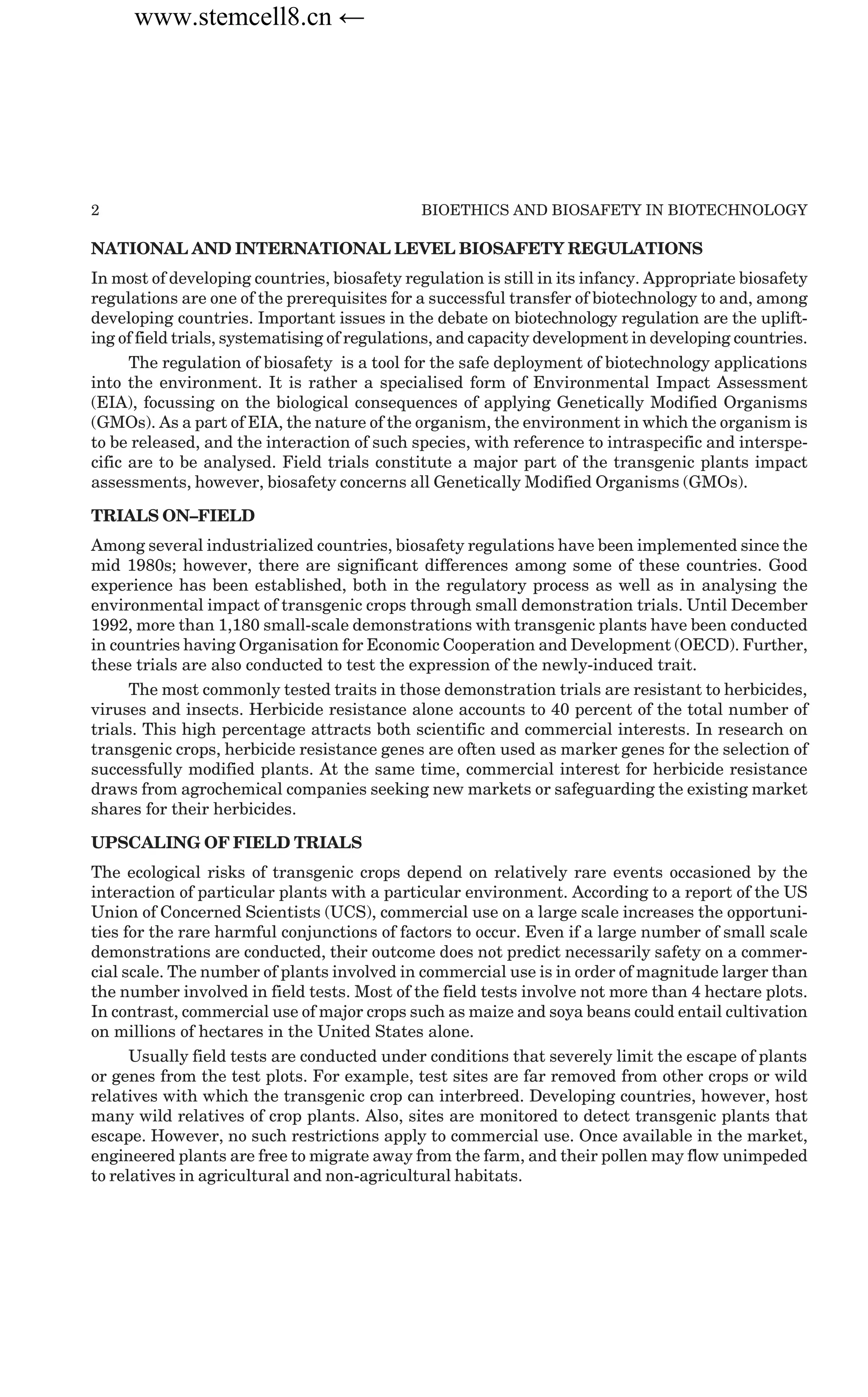 Bioethics and biosafety in biotechnology | PDF