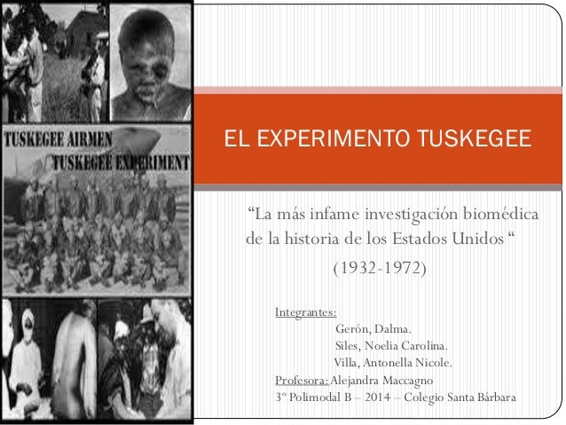 El caso tuskegee
