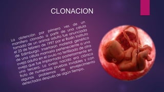 CLONACION
 