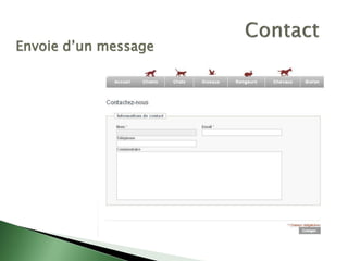 Envoie d’un message
 