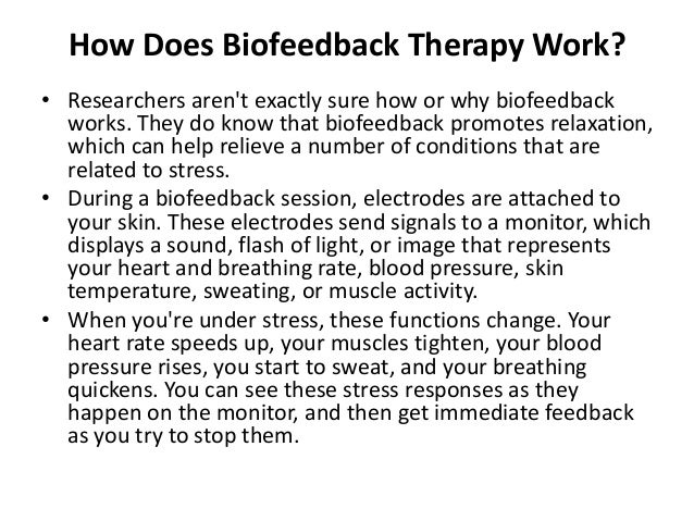 biofeedback how biofeedback works