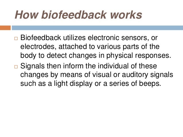 biofeedback how biofeedback works