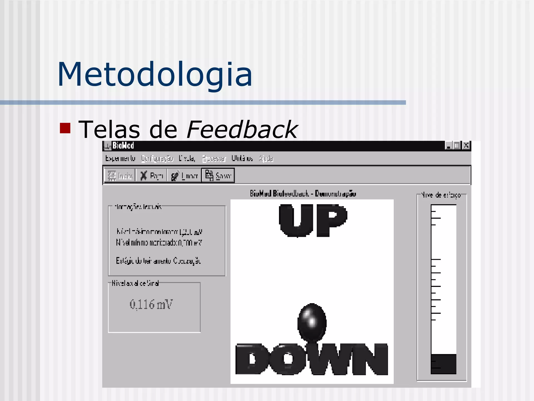 Metodologia Telas de  Feedback 