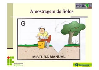 Amostragem de Solos
Campus Bambuí
 