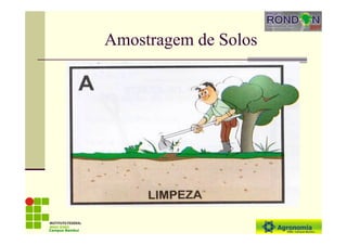 Amostragem de Solos
Campus Bambuí
 