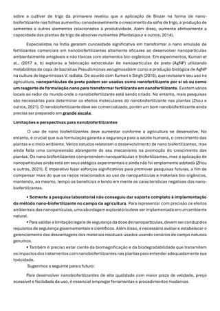 Nanobiofertilizantes e Agroecologia Camponesa: Sabedoria Ancestral e ...