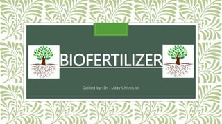 BIOFERTILIZER
Guided by- Dr . Uday Chitnis sir
 