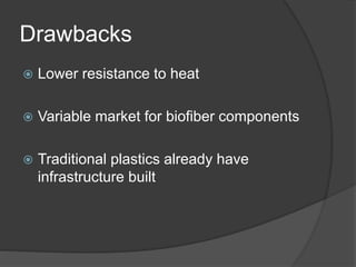 Biofibres, biodegradable polymers and biocomposites | PPTX