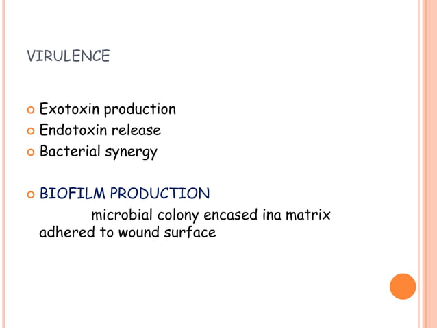 biofilm in chronic wound and its implication.ppt | Infectious Diseases ...