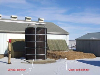 Vertical biofilter Open-bed biofilter
 