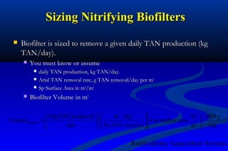 Biofiltration nitrification design overview | PPT