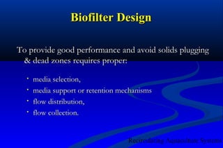 Biofiltration nitrification design overview | PPT