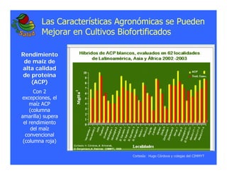 La biofortificacion: una alianza estratégica entre agricultura y nutrición para abordar la inseguridad alimentaria y las definiciones nutricionales