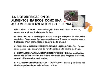 La biofortificacion con hierro y cinc del arroz: Una estrategia de intervención nutricional en desarrollo en Cuba