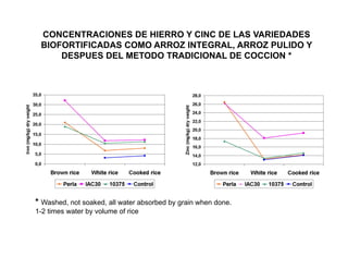 La biofortificacion con hierro y cinc del arroz: Una estrategia de intervención nutricional en desarrollo en Cuba