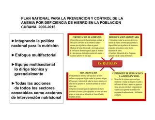 La biofortificacion con hierro y cinc del arroz: Una estrategia de intervención nutricional en desarrollo en Cuba