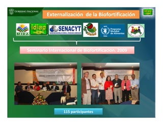 Biofortificación: Experiencia de Panamá