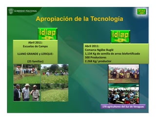 Biofortificación: Experiencia de Panamá