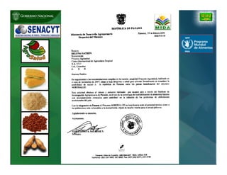 Biofortificación: Experiencia de Panamá