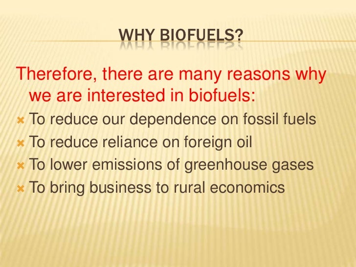 Biofuel and its importance