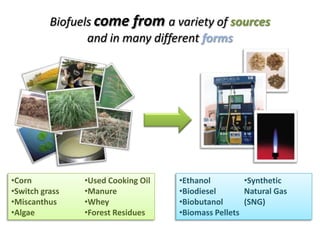 Biofuels history and types | PPTX