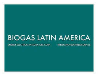 Biogas Latin America