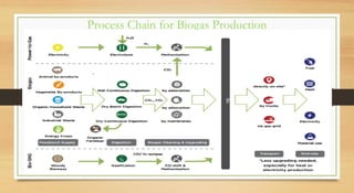Process Chain for Biogas Production
 