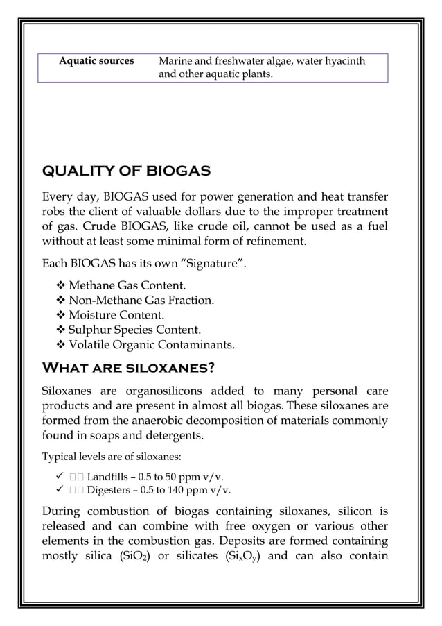 Biogas plant project | PDF