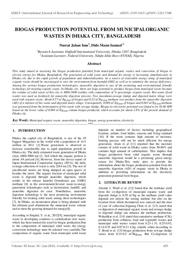 Phd thesis biogas