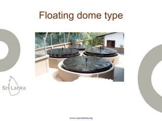 Floating dome type
 