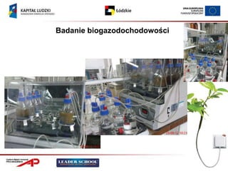 Badanie biogazodochodowości
 