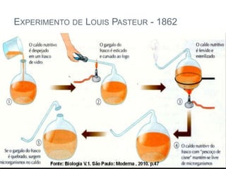 EXPERIMENTO DE LOUIS PASTEUR - 1862
10
 