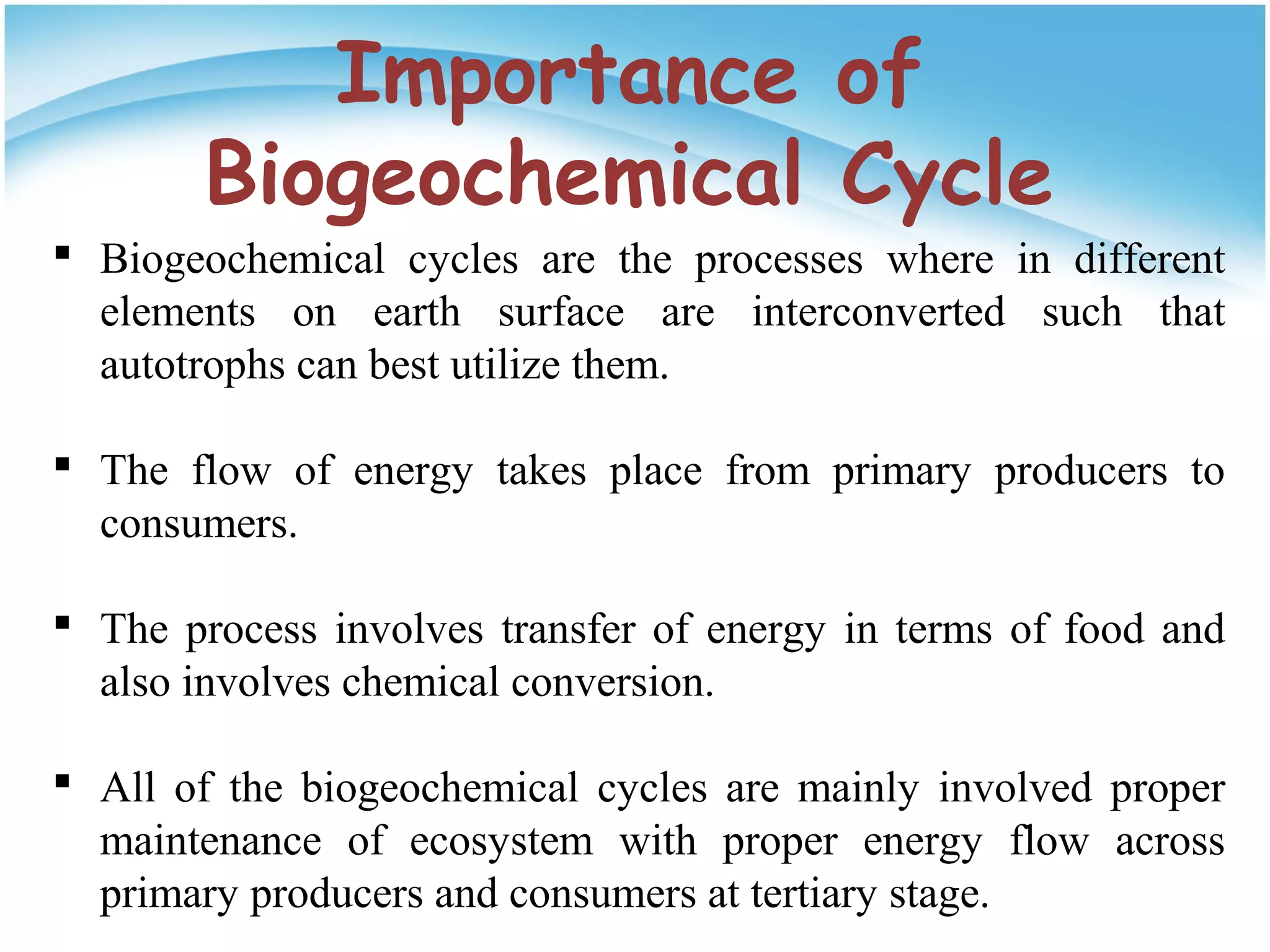 Which Phrase Best Describes A Biogeochemical Cycle