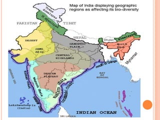 Biogeographical classification of india | PPTX
