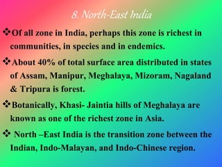 Biogeographical zones of India | PPTX