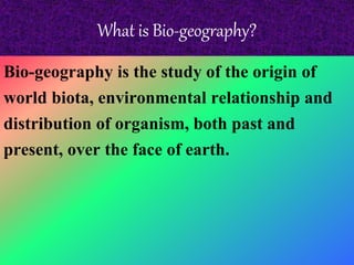 Biogeographical zones of India | PPTX