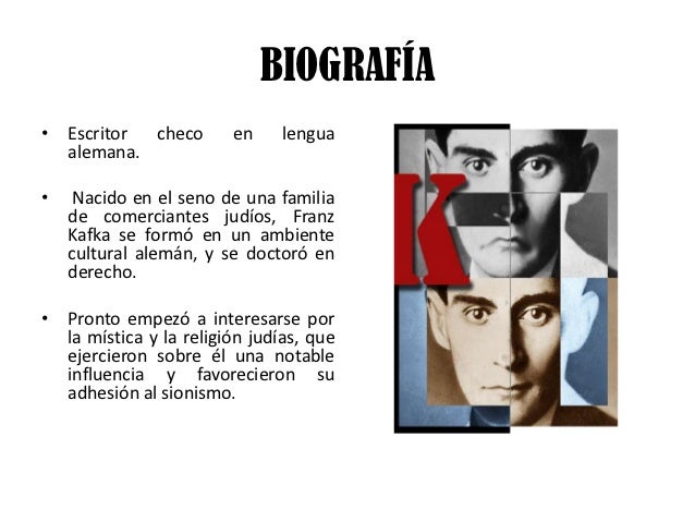 Biografía franz kafka