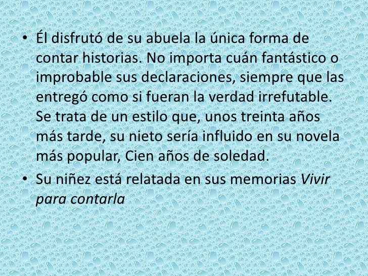 BiografíA De Gabriel GarcíA Marquez