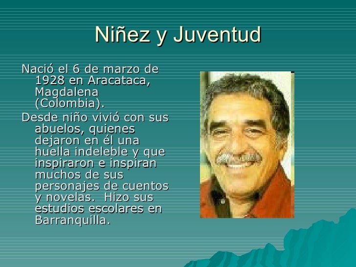 BiografíA De Gabriel GarcíA MáRquez
