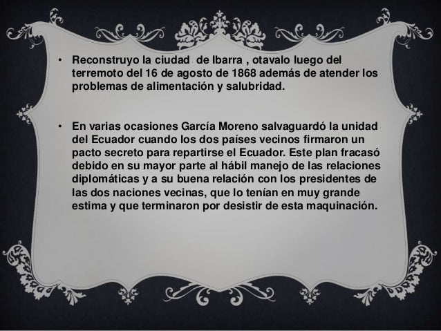 Biografía de garcía moreno